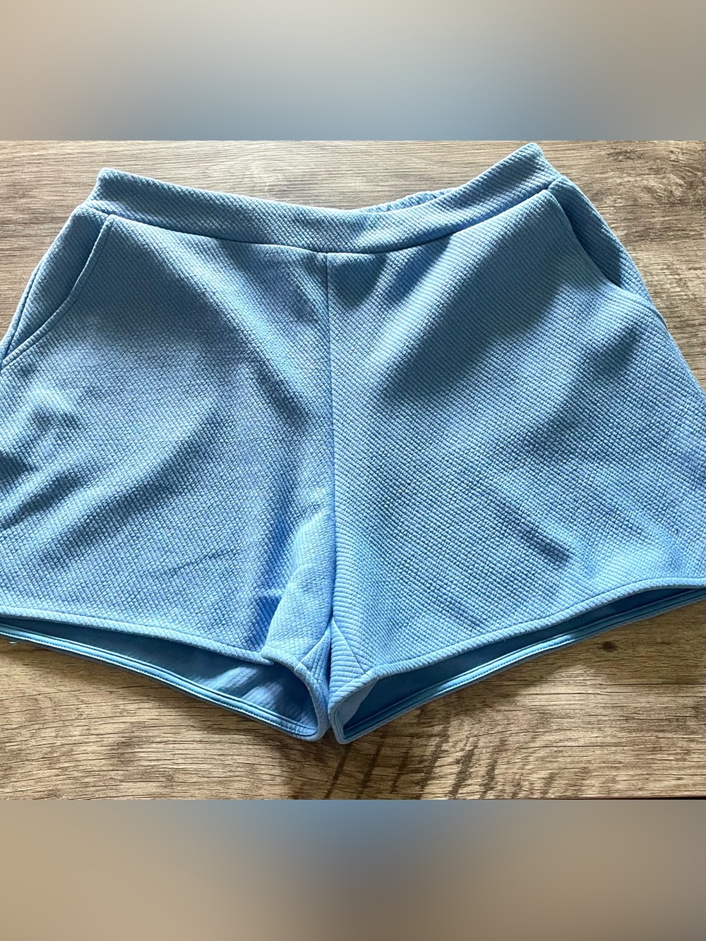 Light blue shorts